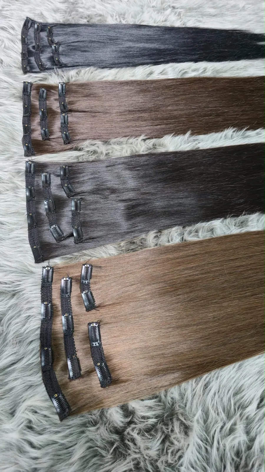 Fashion colours · rainbow wefts — blonde & fashion colour · 100% Remy weft hair extensions in Dubai